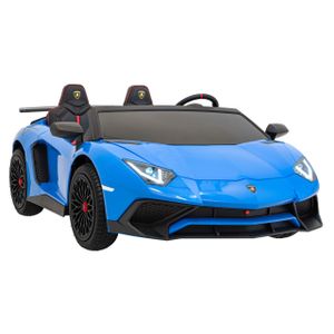 Licencirani auto na akumulator Lamborghini Aventador SV STRONG - dvosjed - plavi