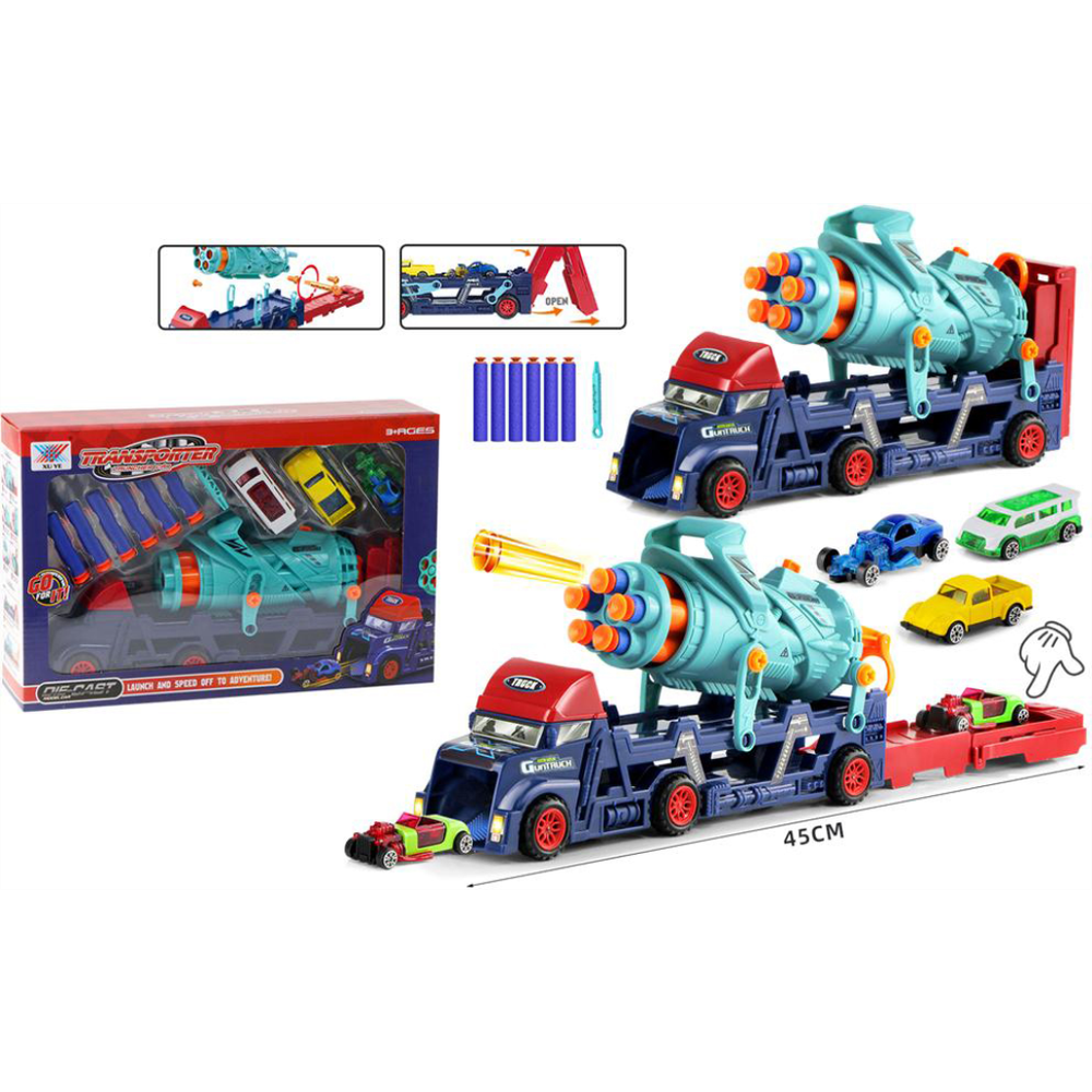 Kamion za transport vozila sa raketnim bacačem MKP718219 - 34x22cm slika 1