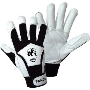 L+D Griffy Panda 1730-8 nappa koža rukavice za montažu Veličina (Rukavice): 8, m EN 388 CAT II 1 Par