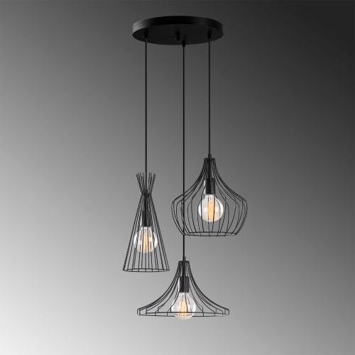 Mezopotamya - N-1300 Black Chandelier slika 6