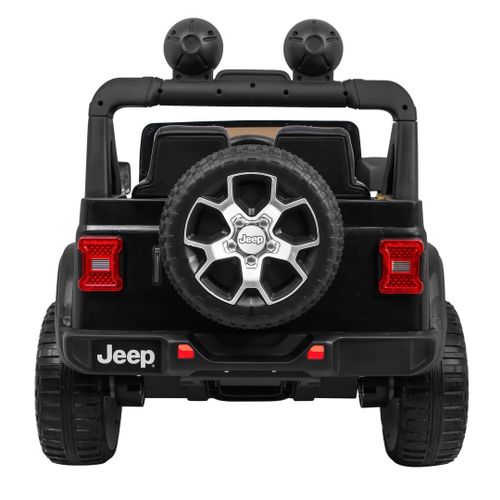 Licencirani auto na akumulator Jeep Wrangler Rubicon 4x4 - crni slika 6