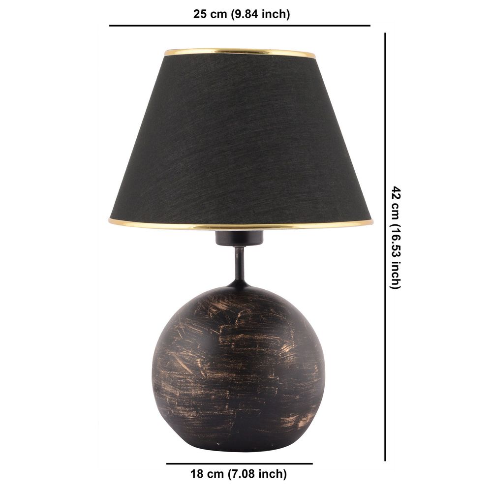 Lampa za sto Balloon - Crna i Zlatna slika 6