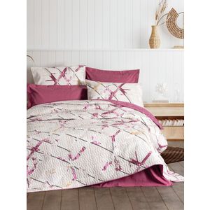 Renata - Plum Plum Ranforce Single Quilt Cover Set