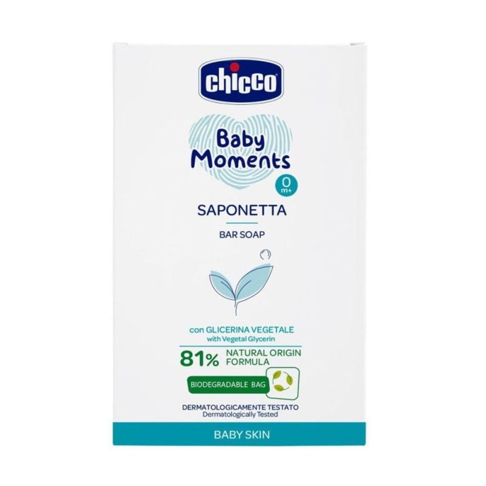 Chicco Mliječni sapun Baby Moments 100g slika 1