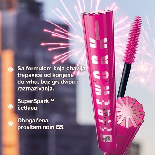 Maybelline New York Lash Sensational firework maskara slika 6