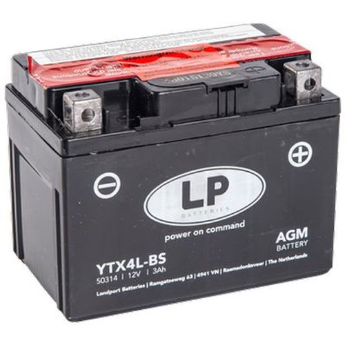 Akumulator za motocikl LANDPORT AGM 12 V 3 Ah +D slika 1