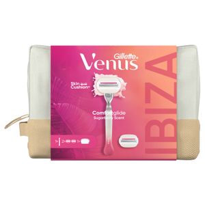 Gillette Venus Comfortglide Festival ženska poklon torbica - 2 oštrice i toaletna torbica