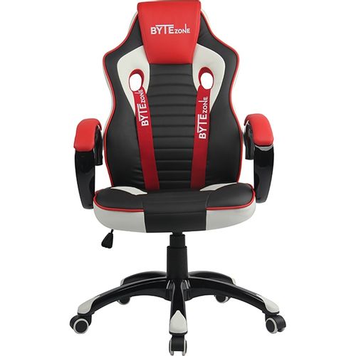 Gamerska stolica Bytezone Racer PRO (crno-siva-crvena) slika 1