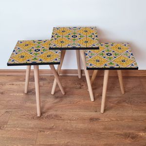 Nesting Table Set (3 komada) - Višenamjenski Stalak