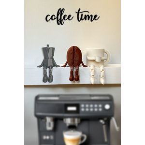 Trinket set (3 pieces) Coffee Corner, colours: cream, grey, brown