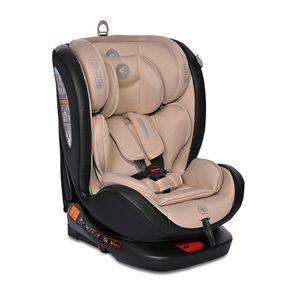 Lorelli Rotirajuća autosjedalica Ares i-Size 40-150 cm 360 Isofix sa Anti-Rebound štitnikom, Beige