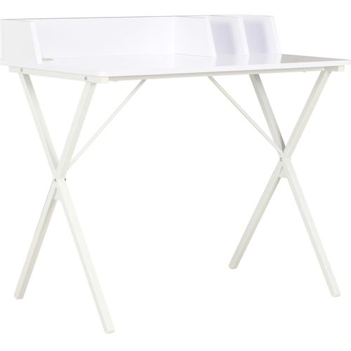 Radni stol bijeli 80 x 50 x 84 cm slika 22