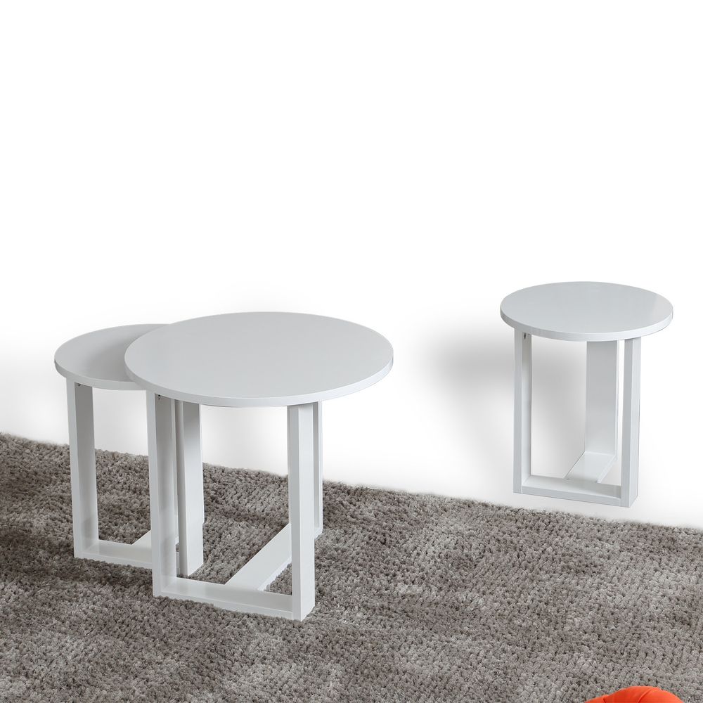Nesting Table Mira - Bijela (3 komada) slika 2