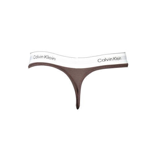 CALVIN KLEIN WOMEN'S THONG BROWN slika 2