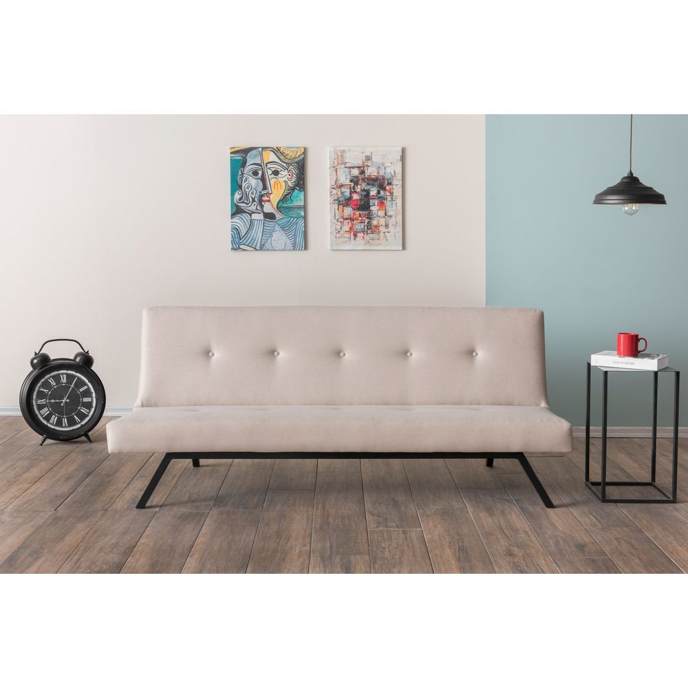 Zola - Krem Sofa na Razvlačenje za Tri Osobe slika 1