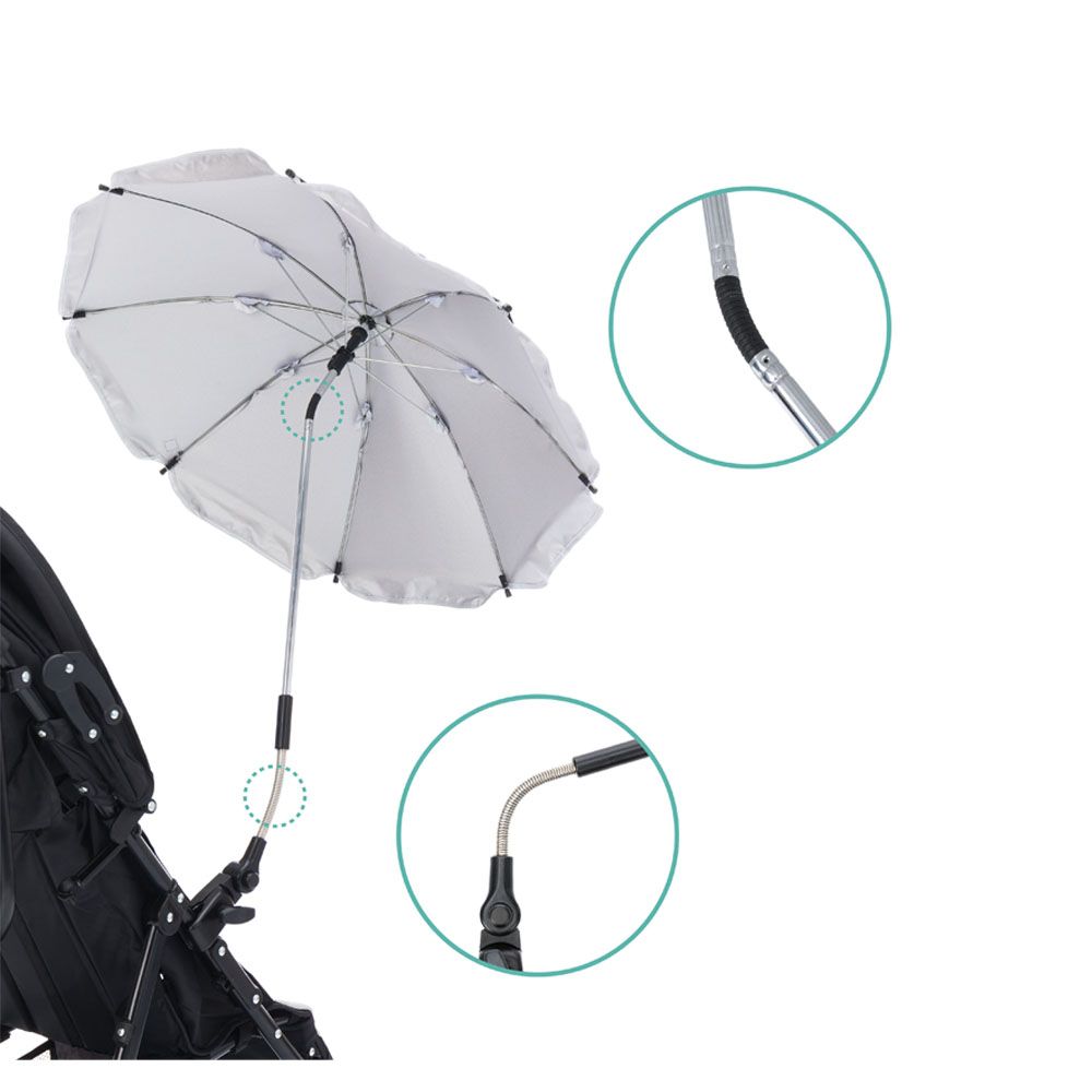 Fillikid suncobran Parasol Standard, tamno sivi slika 2