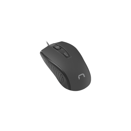 Natec NMY-1798 HOOPOE 2, Optical Mouse 1600 DPI, 4 Buttons, USB, Black, Cable 1,8m slika 3