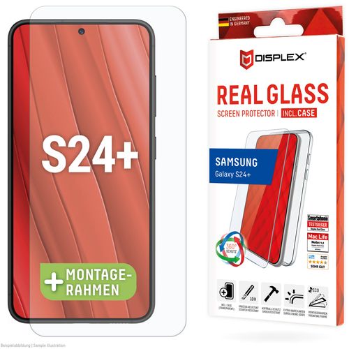 Zaštitno staklo DISPLEX Real Glass 2D + prozirna maskica za Samsung Galaxy S24+ (01909) slika 1