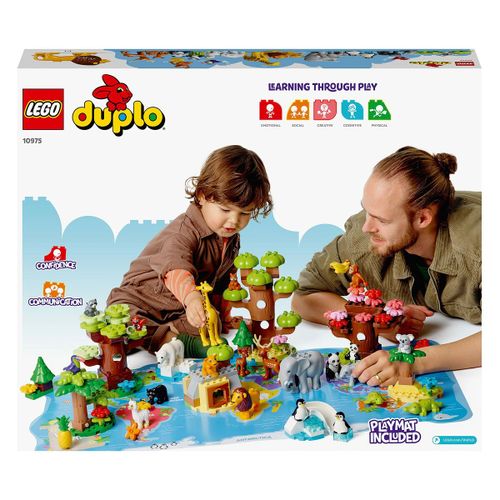 Playset Lego 10975 DUPLO Wild Animals of the World (142 Dijelovi) slika 2