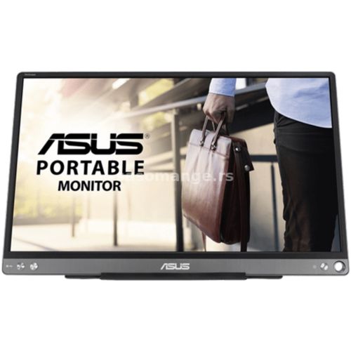 Asus monitor 15.6" ZenScreen MB16ACE  IPS 1920x1080 60Hz 5ms GtG USB C prenosni tamno siva slika 1