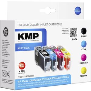 KMP patrona tinte kombinirano pakiranje kompatibilan zamijenjen HP 364XL crn, cijan, purpurno crven, žut H62V 1712,0005