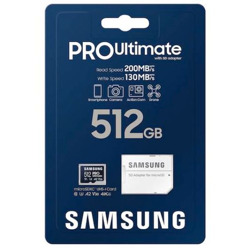 SAMSUNG Memorijska kartica PRO Ultimate MicroSDXC Card512GB U3 MB-MY512SA slika 3