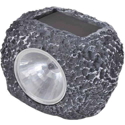 Vanjski solarni LED reflektori u obliku kamena 12 kom slika 12