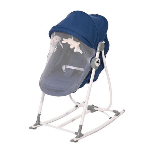 LORELLI CRADLE ALICANTE Kolijevka i Njihalica za Bebe 2u1 Blue (0-6mj/do 9kg) slika 4