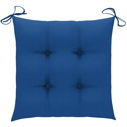 Jastuci za stolice 6 kom plavi 40 x 40 x 7 cm od tkanine slika 19