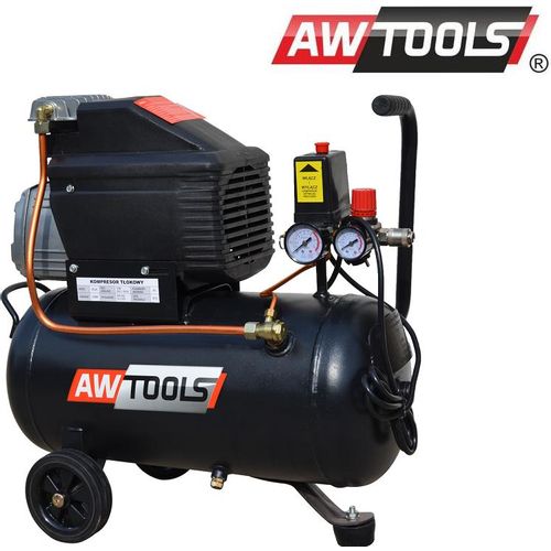 AWTools uljna kompresorska jedinica FL-24L s kapacitetom 245 l/min i spremnikom od 24l slika 1