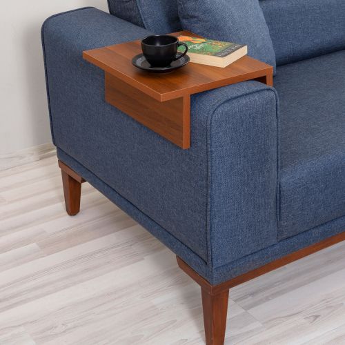 Atelier Del Sofa Garnitura s kaučem, Liones 1048 - Dark Blue slika 2