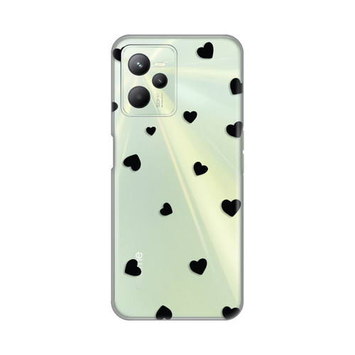 Torbica Silikonska Print Skin za Realme C35 Hearts slika 1