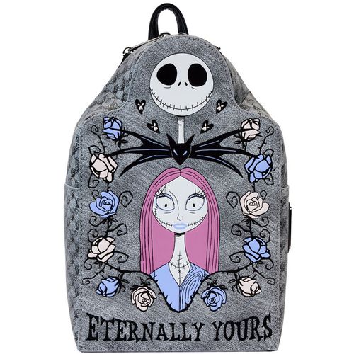 Loungefly Disney Nightmare Before Christmas Christmas Jack &#38; Sally backpack 26cm slika 1