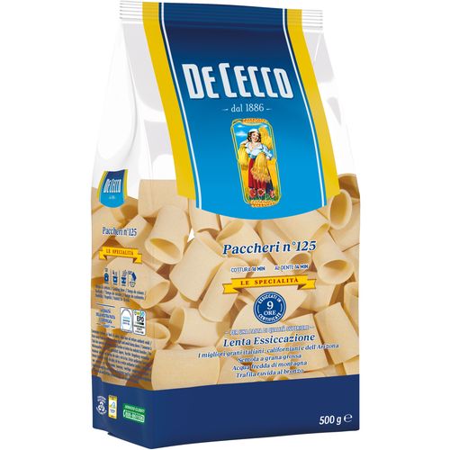 DE CECCO tjestenina 125 paccheri 500g slika 1