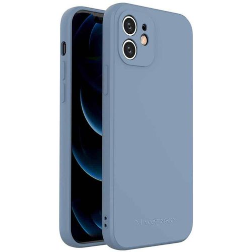 Wozinsky Color Case silikonska fleksibilna izdržljiva futrola za iPhone 12 slika 1