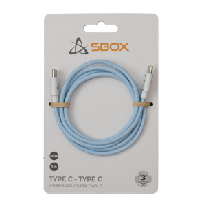 Sbox KABEL USB 3.0 TYPE C -> USB 3.0 TYPE C M/M 1M Plavi - 60W