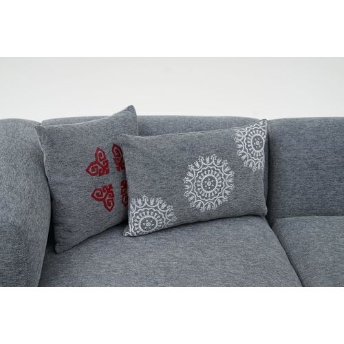 Linden Mini Left - Grey Grey Corner Sofa slika 6