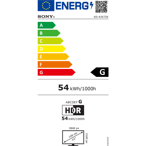 Sony televizor KD43X72KPAEP slika 6