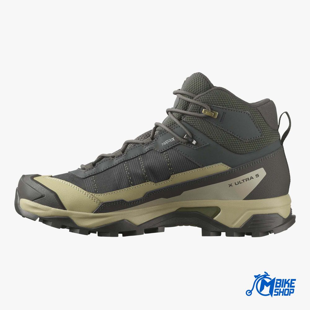 Salomon Muške gležnjerice X Ultra 5 GTX, Mid Peat/Gray Green/Blue Nights slika 2