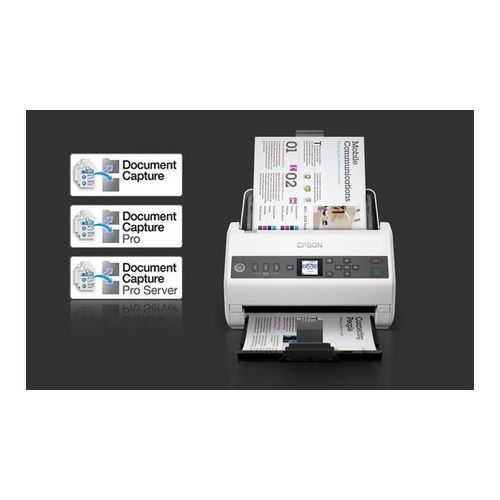 Epson B11B259401 Scanner WorkForce DS-730N, Sheetfed, A4, ADF (100 pages), 40 ppm, USB, LAN, LCD slika 3