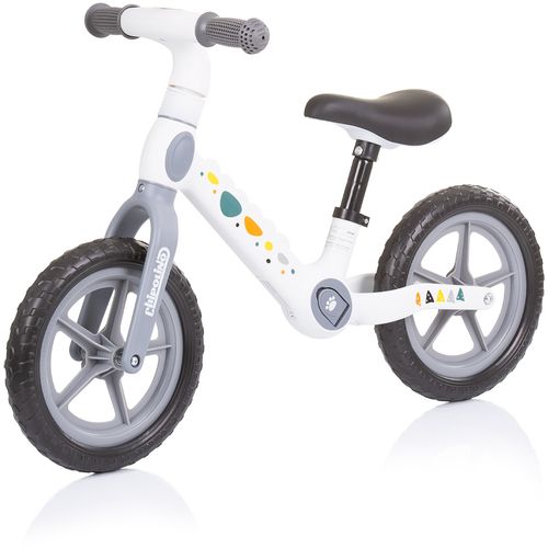 Chipolino bicikl bez pedala DIno white-grey slika 1