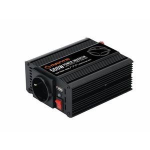 MANTA pretvarač 12V-24V DC na 230W AC, 500W / 1000W, crni MPI500M