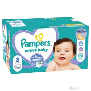 Pampers Active baby pelene mega pack