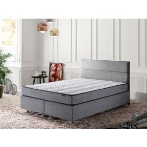 Woody Fashion Dupli madrac, baza i uzglavlje, Sivo, Silver - Grey (160 x 200)