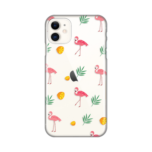 Torbica Silikonska Print Skin za iPhone 11 6.1 Flamingos slika 1