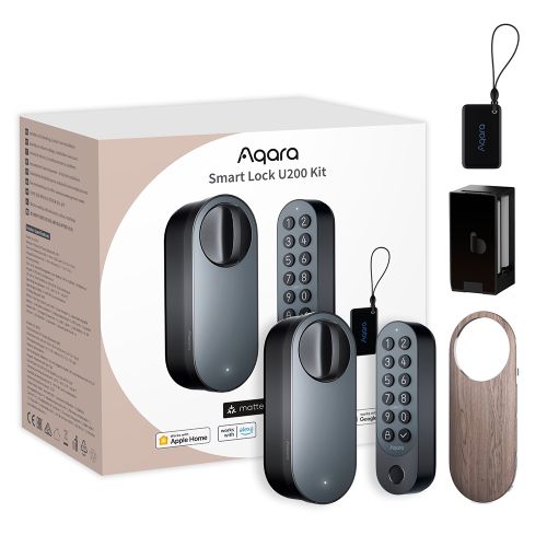 AQARA Smart Lock U200, Black (EL-D02D-B) slika 1