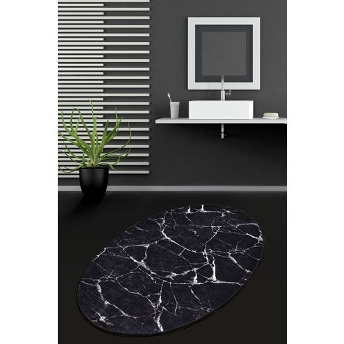 Colourful Cotton Tepih kupaonski, Marble DJT - Black slika 1