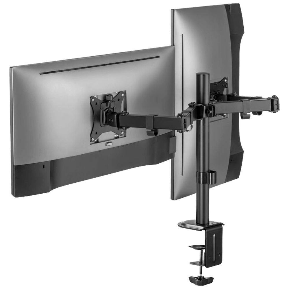 Superior Stolni nosač za 2 LCD monitora, 17" - 32" - Monitor Mount 17 - 32, dual slika 1