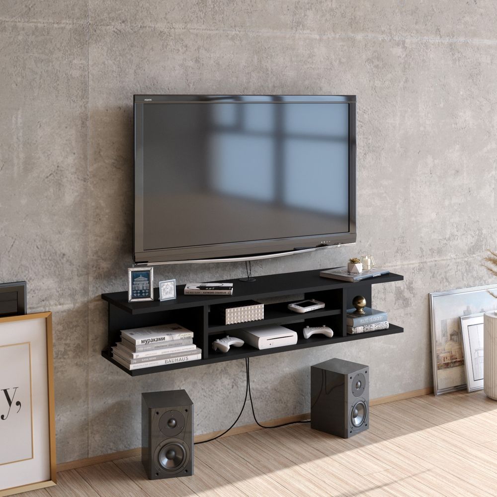 TV Stalak Pivot - Crni slika 1