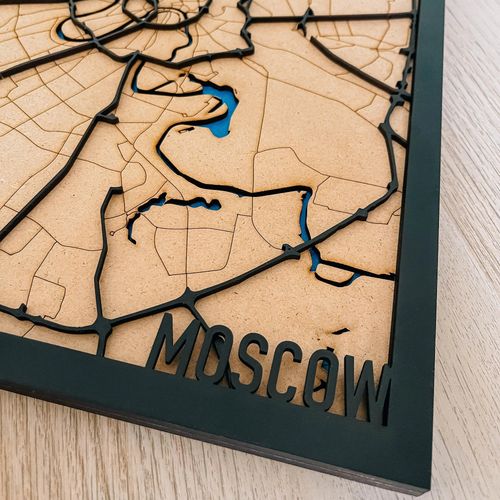 3D mapa grada "Moscow"🇷🇺 slika 4
